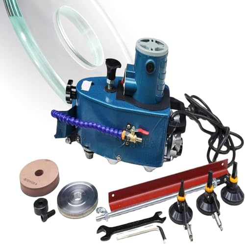 Image of Glass Hand Mill Electric PolisherPortable Electric Stained Grinding Tool Machine, 8000r / Min, Automatic Mill Grinder Diamond Glass Household Tool