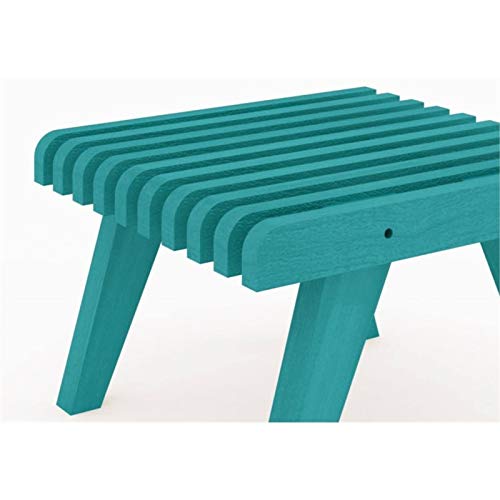 Mesa de Apoio para Espreguiçadeira Eclipse Stain Azul - Mão e Formão