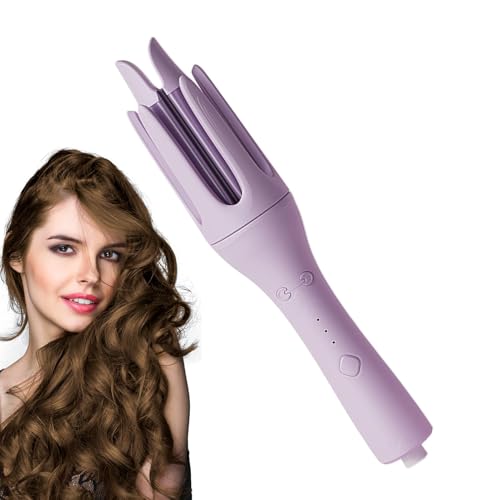 Missmisq Rizador de pelo giratorio automático, rizador de pelo automático | Rizador automático de iones negativos de 32 mm - Rizador de pelo giratorio de 360° con rizador de calor instantáneo con