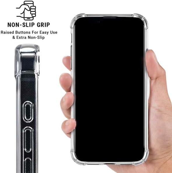 Skinit Clear Phone Case Compatible with iPhone 16e - Officially Licensed NFL Miami Dolphins Black & White Design