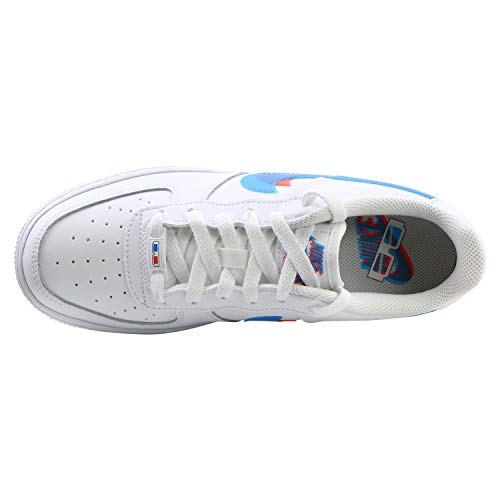Air Force 1 Lv8 Ksa in White, Blue Hero, Bright Crimson by Nike3