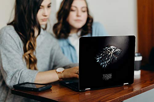 Image of Galaxsia GOT Winter is Coming Vinyl Laptop Skin /Sticker /Cover Compatible for Any Laptop (Hp /Dell /Sony /Acer etc..) Brand Models of Size 13 to 13.3 Inches Laptop Or Notebook.