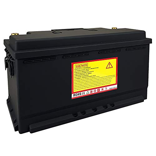 image for FLLYROWER 12v 100ah Lifepo4 Battery with Grade A Cells and Perfect BMS