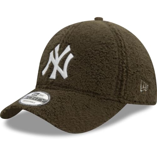 New Era Borg 9Forty Adjustable Cap NY Yankees Khaki Weiß, Size:OneSize