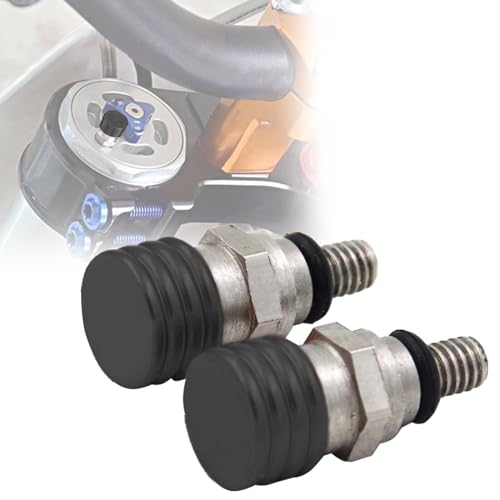 BIUGERCN Dirt Bike Gabel-Luftentlüfter Druckentlastung M4 0,7 mm Motorrad Gabelentlüfter Gabelentlüfter für SX SXF EXC SMR Motocross Enduro Schwarz