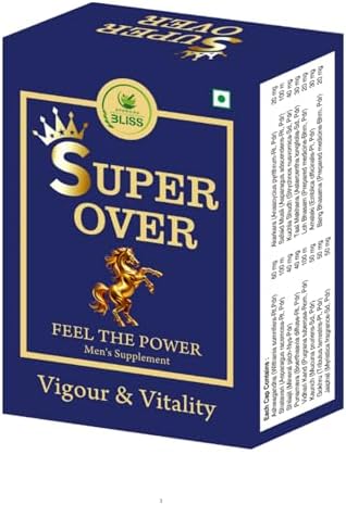 Ayurveda Super Over Men's Supplement | Herbal Ayurvedic Capsules for Stamina, and Energy (3)