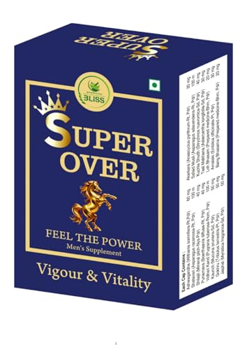 AYUVEDA BLISS Ayurveda Super Over Men's Supplement | Herbal Ayurvedic Capsules for Stamina, and Energy (4)