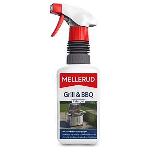 Mellerud Grill & BBQ Reiniger - Ergiebiges Spray zur Reinigung von Eingebranntem, Fett und Verkrustungen - 1 x 0,46 l Cover
