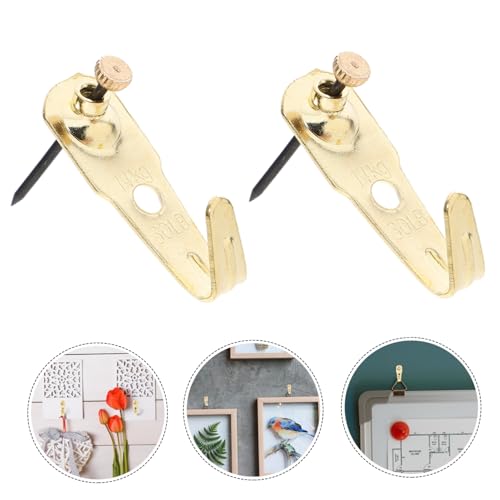 Image of 30sets German Hooks Copper Tips Robust Wall Hooks for Frames Dresses Artwork Easy Install