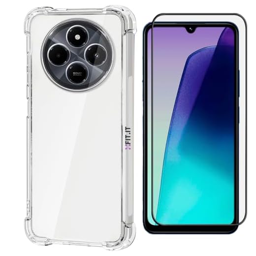 Kit Capa para Xiaomi Redmi 14c + Película 3D 9D Vidro Temperado