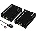 DONGJIAN HDMI Extender Over Cat5e/Cat6 Cable with IR Control for HDTV, DVD, Xbox 360, PS3, Blu-Ray and PCs Support 1080p, 3D