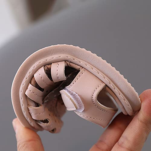 Girls Sandals Summer New Pink Love Princess Shoes Girls Sports Sandals for Girl Soccer Shoes for Toddlers Size 9 (Pink, 6.5 Toddler)3