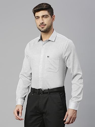 Image of Thomas Scott Men's Cotton Slim Fit 100% Formal Shirt with Spread Collar and Full Sleeves