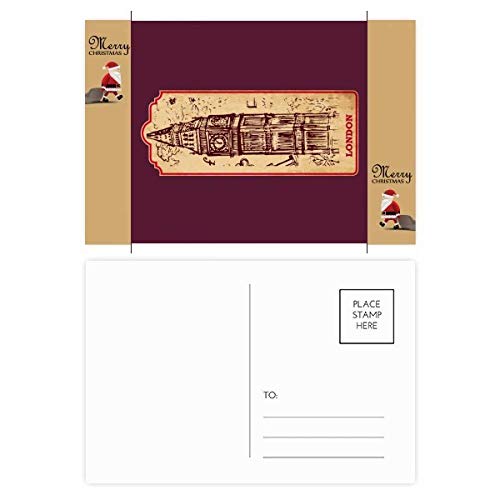 Cartes postales drapeau anglais Big Ben lot de 20 cadeau pour passionnés