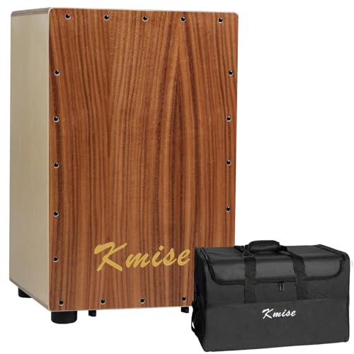 Kmise Portable Cajon Drum Box, 11.8×12.2×19