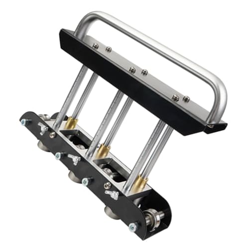3 Station Sheet Metal Bender, Three Station Roller Bender 0-90° Bending Angle Adjustable Metal Bending Tool Standing Seam Roofing Tool Hand, Tools