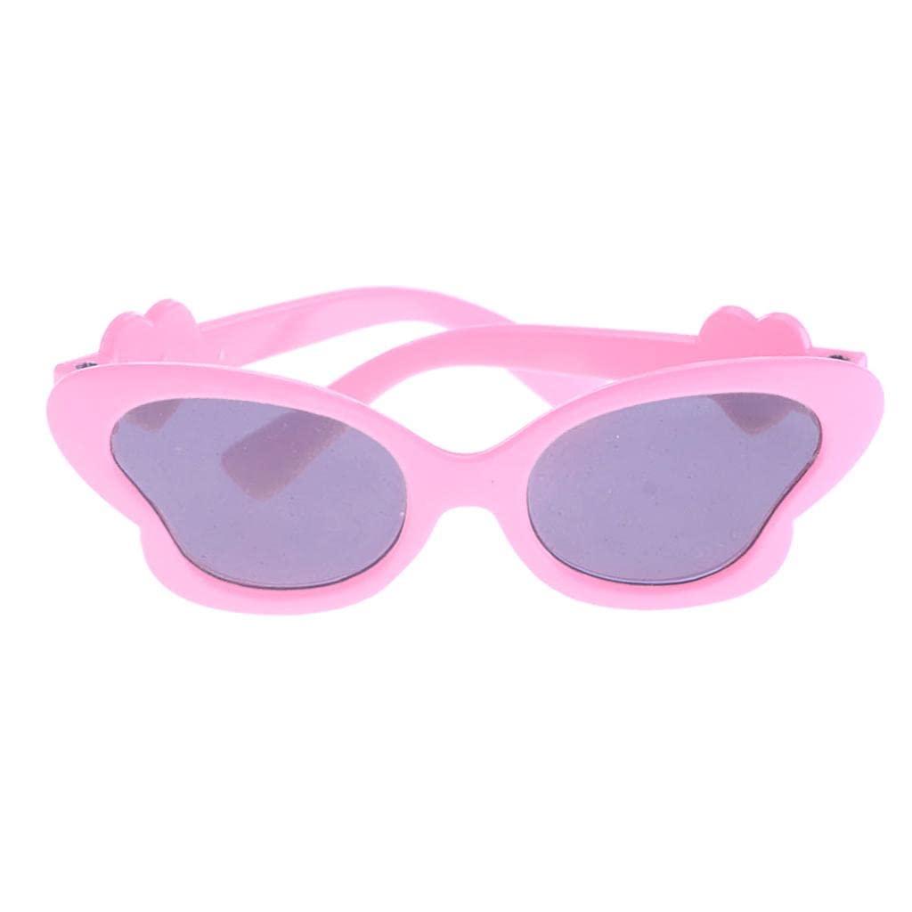 CALANDIS™ Adorable Pink Eye Glasses Sunglasses for 18inch American Girl Hannah Journey Dolls Dress up Accessories | Modern | Clothes & Accessories | Dolls-image-1