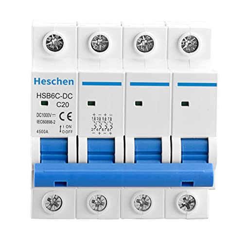 Heschen Interruttore in miniatura CC, HSB6C-DC, 4