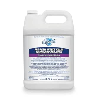 OnGuard Pro-Perm Insect Killer 3.78L, Bed Bug Spray, Fast Action, Residual (24/7), Non-Flammable, Water-Based Solution, Indoor and Outdoor Use.