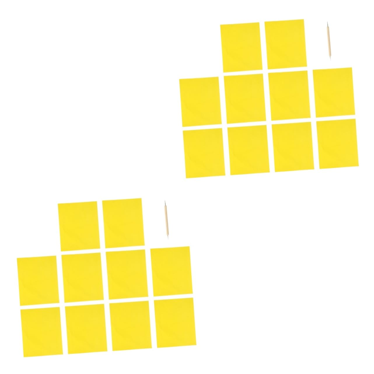 Operitacx 2sets Sewing Carbon Embossing Stylus Transfer Paper for Wood Embroidery Pattern Copy Paper Ideal for 10pcs*2