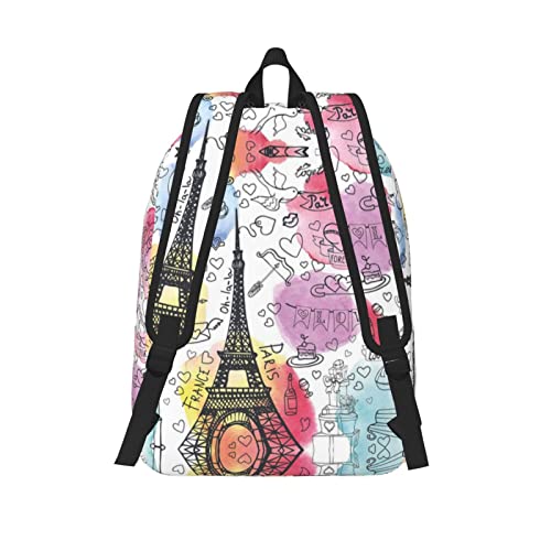 Sac à dos ordinateur portable Tour Eiffel protégeant vos appareils