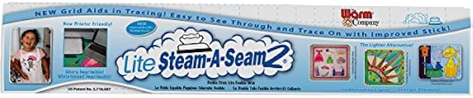 Warm Company Lite Steam-A-Seam Double Stick Fusible Web, Multicolored, 66.04 x 13.97 x 13.97 cm