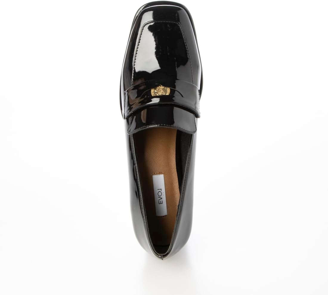 イーボル] ローファー コイン6.5cmヒールローファー レディース IX5521 EVOL イーボル 6.5cmヒール コインローファー  IX5521 レディース シューズ ヒール ローファー 靴 EVOL イーボル 6.5cmヒール コインローファー IX5521 レディース シューズ  ヒール ローファー 靴 ...