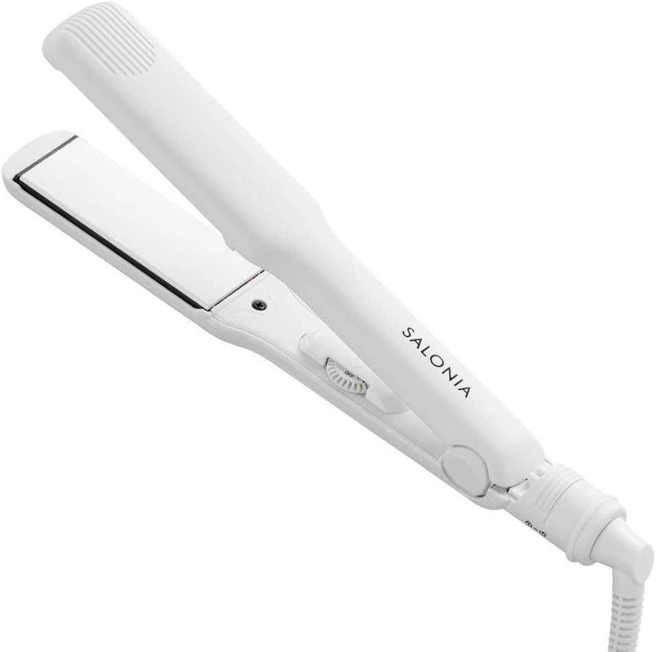 Amazon Salonia サロニア ストレートアイロン プロ仕様230 海外対応 ホワイト プレート35mm Salonia サロニア ホーム キッチン 通販