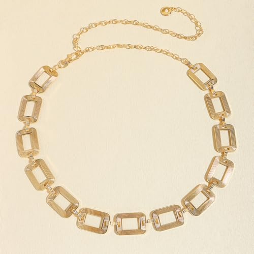 Fashion Waist Chain for Women Ladies Chunky Chain Belts for Dresses2