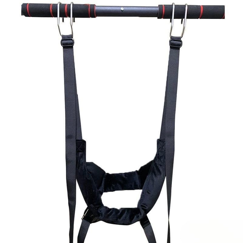 Cervical Neck Traction Device for Horizontal Bar Home Use, Neck Stretcher Traction Harness with Hook for Neck Pain Relief, Neck Traction Device for