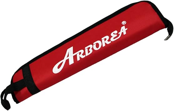 Arborea Drum Stick Bag Portable Drumstick Handbag with Handle Drumstick Storage Case for snare drumRed