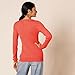 Amazon Essentials Women's Lightweight Long-Sleeve Cable Crewneck Sweater (Available in Plus Size), Coral Pink, Medium