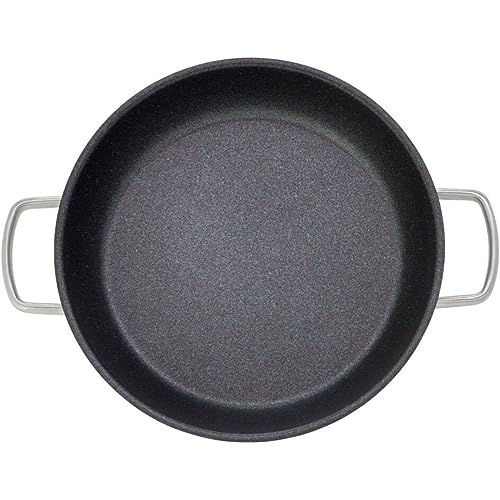 Foto von WMF Permadur Advance Servier-/ Bratpfanne 28 cm Induktion, Edelstahlpfanne, Servierpfanne Cromargan Edelstahl beschichtet, backofenfest