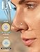LOLIAS 14K Gold Filled Nose Studs 316L Surgical Steel Nose Rings Studs 6A Cubic Zirconia Corkscrew L Shaped Nose Piercing Hypoallergenic Nose Rings for Women Men 20G