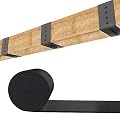 5ft Faux Wood Beam Strap?Flexible Beams Gap Hiding Strap, Wood Beams Metal Look Strap?Architectural Products for Faux Wood Beams,Ceiling Beam and Cabin Shutters Accessories (1.57"Width)