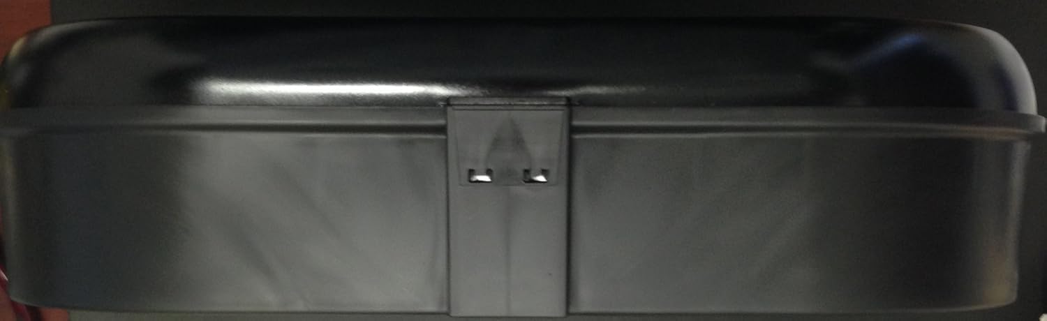 Jumbo Roll Twin Jr. Toilet Paper Dispenser - Commercial Bath Tissue Dispenser Holds 2 Rolls, 20.25" W x 11.5" H x 5" D - Translucent Smoke Cover and Black Base - Modern Key Lock Design - Pack of 2