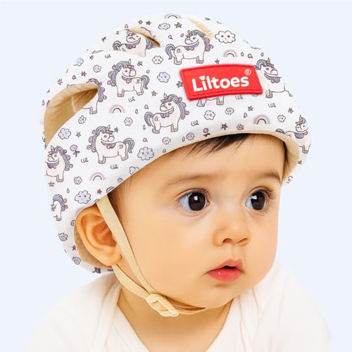 Liltoes Baby Head Protector For Safety Of Kids 6M-3 Years|Baby Safety Helmet With Proper Air Ventilation & Corner Guard Protection (Unicorn)|Multicolor|1 Count