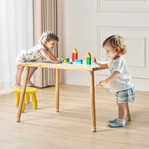 VEVOR Sensory Table for Toddlers, Kids Activity Table with Double-Sided Tabletop & Non-Slip Feet, Indoor/Outdoor Play Activity Table, Wooden Sensory Table for Drawing Studying, for Boy Girl