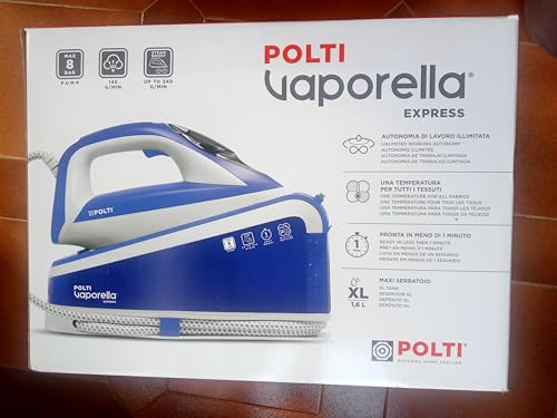 POLTI Multi-coloured steam iron, unique
