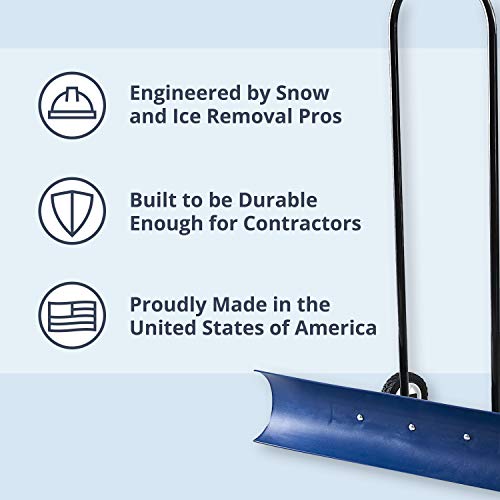 The-Snowcaster-30SNC-Wheeled-Snow-Pusher-Shovel-Blue The-Snowcaster-30SNC-Wheeled-Snow-Pusher-Shovel-Blue