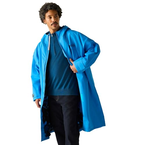 Bata cambiadora impermeable unisex Regatta poncho con forro polar térmico 2