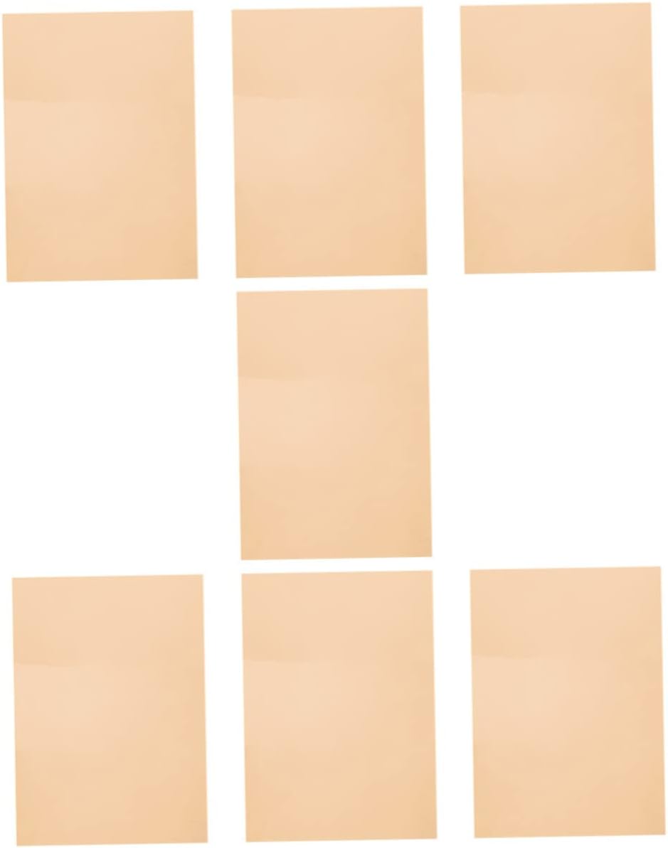 MERRYHAPY 7 Sheets of Color Correction Gel Light Filter for Photography and Classroom Use PVC Light Diffuser Film Colored Overlays for LED and Flashlight Lighting