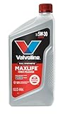 Valvoline MaxLife High Mileage Full Synthetic 5W-30 Motor Oil 1 Quart