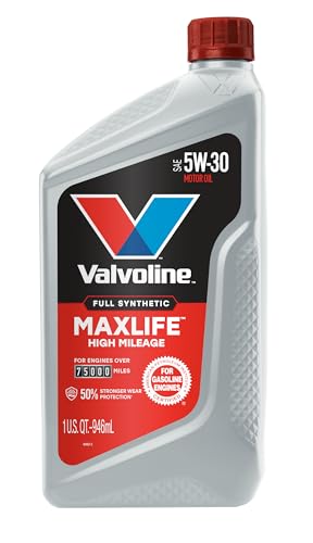Valvoline MaxLife High Mileage Full Synthetic 5W-30 Motor Oil 1 Quart