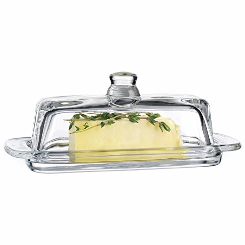 Home Essentials Beyond 8965 Tablesetter Butter Dish with Knob, Lg Standard