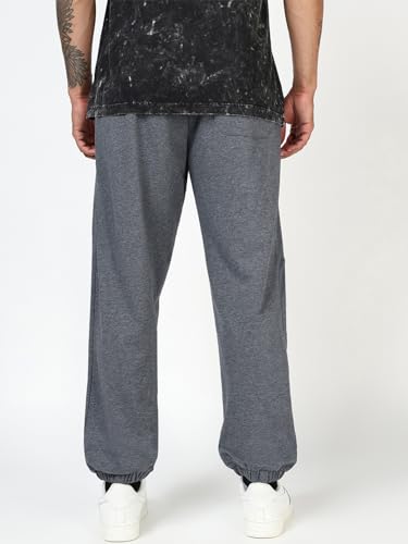 Image of Bewakoof Official Harry Potter Merchandise Gryffindor Men's Graphic Print Oversized Fit Terry Joggers