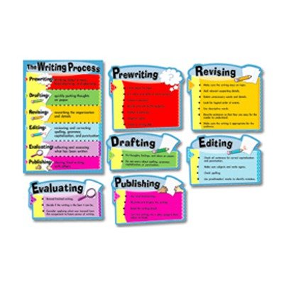 Writing Process Board The Writing Process Bulletin Board Set : Amazon.co.uk: Stationery ...