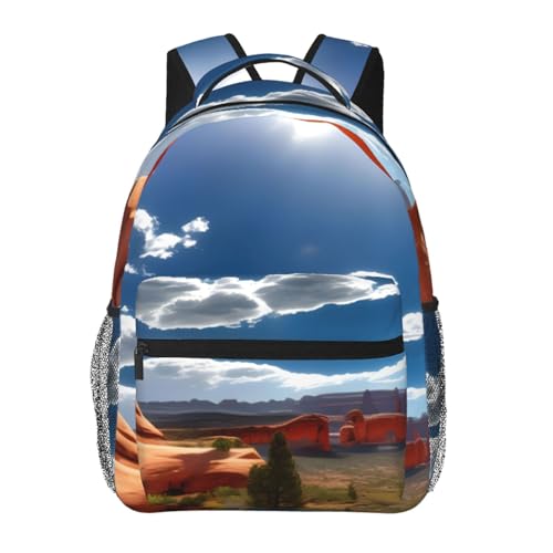 Mochila Arches National Park para viaje y uso diario unisex ligera