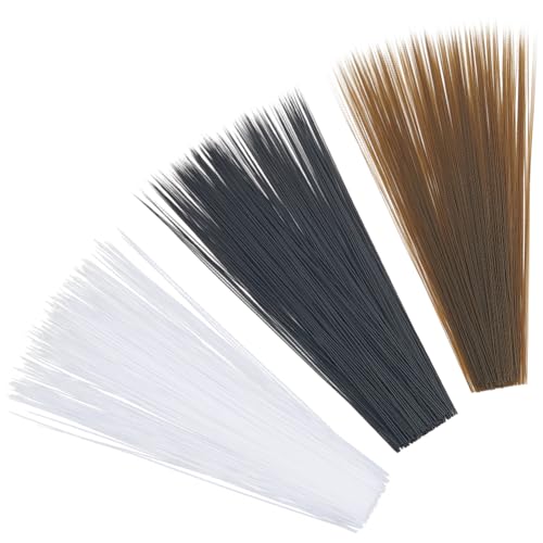 Bild: CABODYALS 900 St�ck K�nstliche Tierbart Schnurrhaare Aus Wei�em Schwarzem Und Braunem Kunststoff Katzenkopf Kost�mset Kunstfell Nadelfilz Tier Stofftiere Handgefertigte Muppet Schnurrhaare F�r DIY Bas f�r 7,79 EUR  bei Amazon