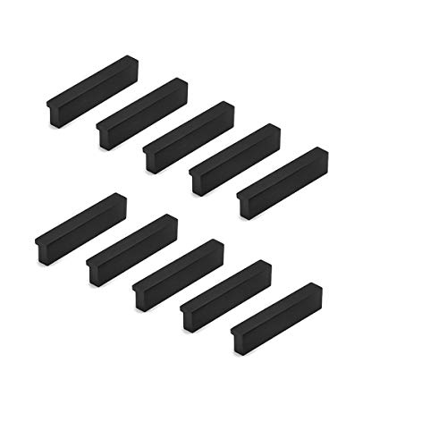 Qrity 10x 90° L Boutons de portes Cuisine Chambre Porte Cabinet Poignées Poignée Porte Cabinet Bouton pour Tiroir Placard Intérieure Meuble Tirer, 32mm,...